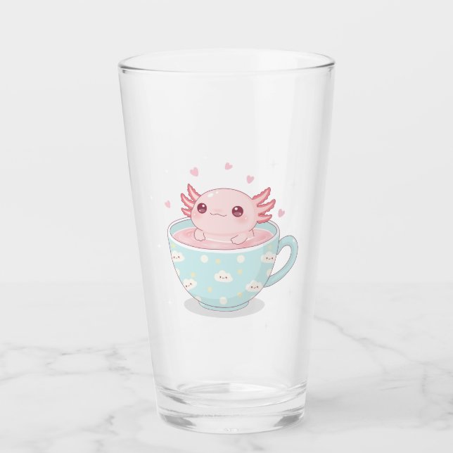 Verre Cute axolotl in a cup (Devant)
