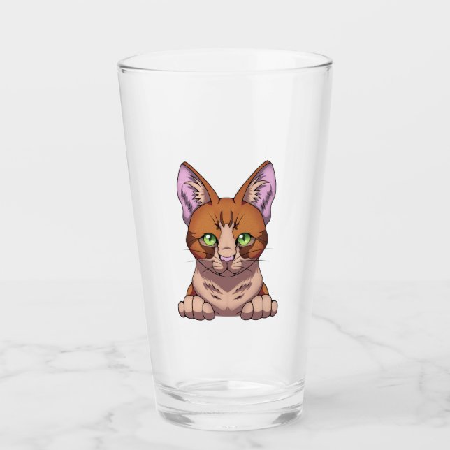 Verre Cute chat (Devant)