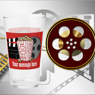Verre Cute film home cinéma à boire