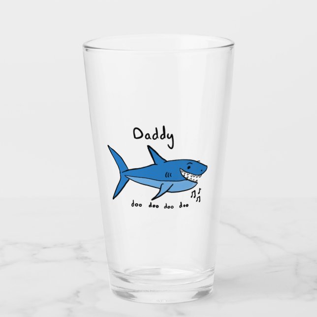 Verre Daddy Shark (Devant)