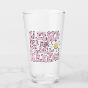 Verre Daisy et les artisans de la paix Slogan