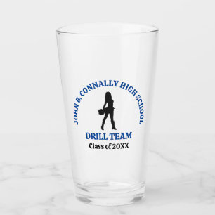 Verre Danseuse de l'équipe de drill de l'école secondair