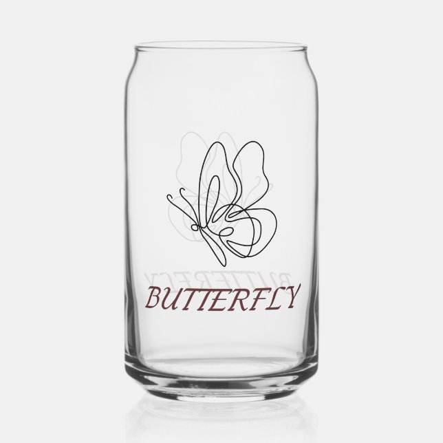 Verre d'art papillon (Recto)