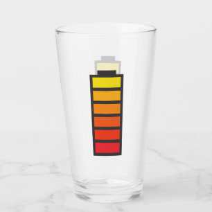 Verre de bière à charge d'énergie