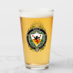 Verre de bière Daly/O'Daly Irish Shield