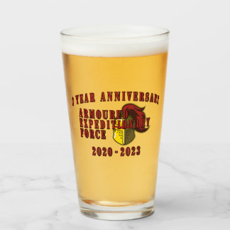 Verre de bière de style AEF 3 ans