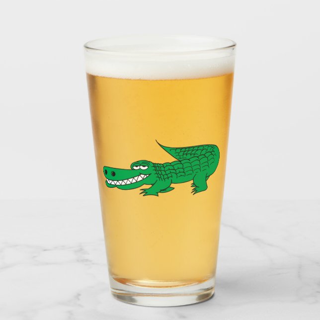 Verre de bière, demi-pinte (Devant (rempli))