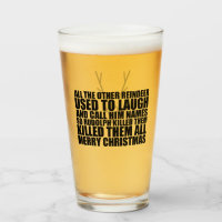 Verre de bière fumiste en verre de bière de