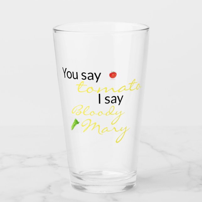 Verre de Bloody Mary (Devant)