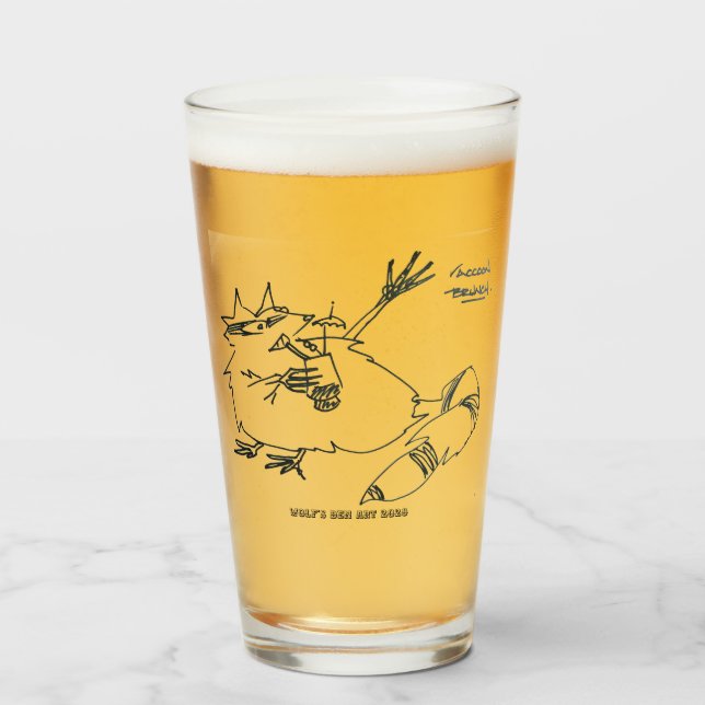 Verre de Bloody Mary Raccoon (Devant (rempli))