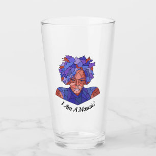 Verre de boisson en mosaïque