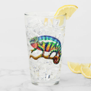 Verre de boissons de culbuteur de caméléon de