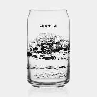 Verre de canette imprimé 16 onces