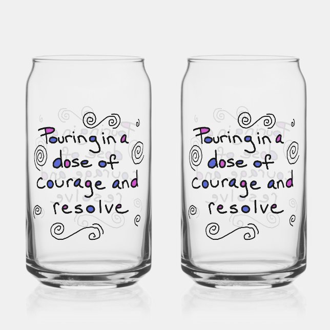 Verre de dose de courage (Recto)