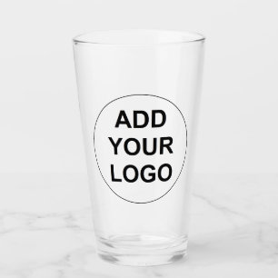 Verre de logo personnalisé