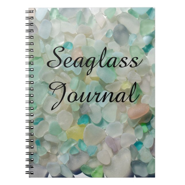 Verre de mer, carnet en verre de journal de photo (Devant)