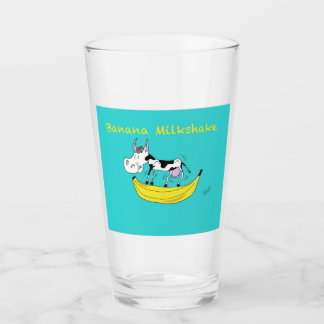 Verre de milk-shake - Vache-banane