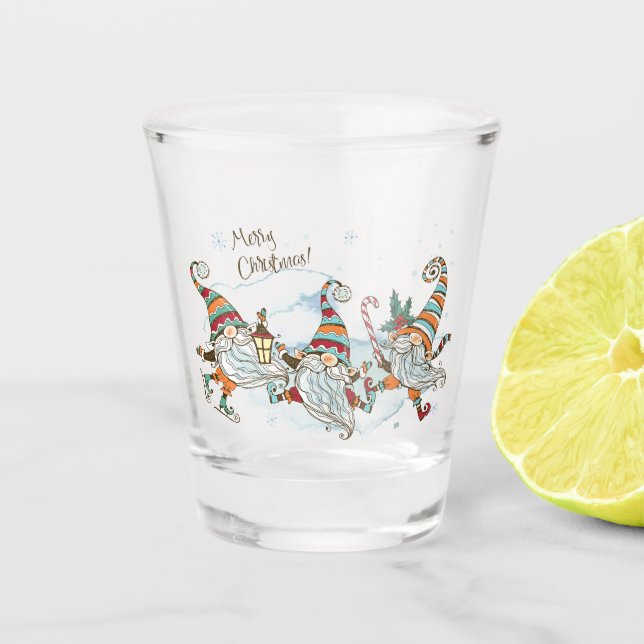 Verre de Noël Gnome (Devant)