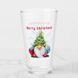 Verre de Noël Gnome mignon