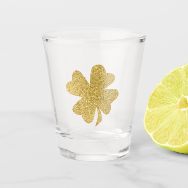 Verre de Parties scintillant de fermeture or 4 feu (Devant)