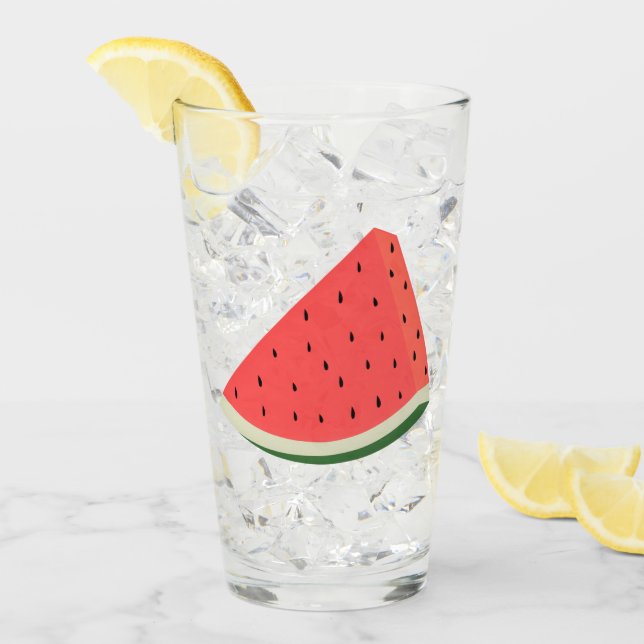 Verre de pastèque doux (Devant glace)