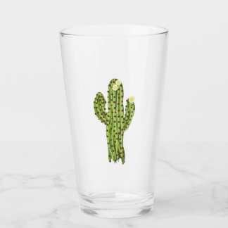 Verre de pinte en fleurs au Saguaro