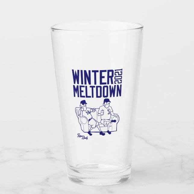 Verre de pinte pour fonte d'hiver Twins Daily 2021 (Devant)