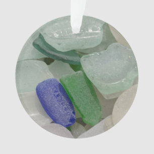 Verre de plage pâle