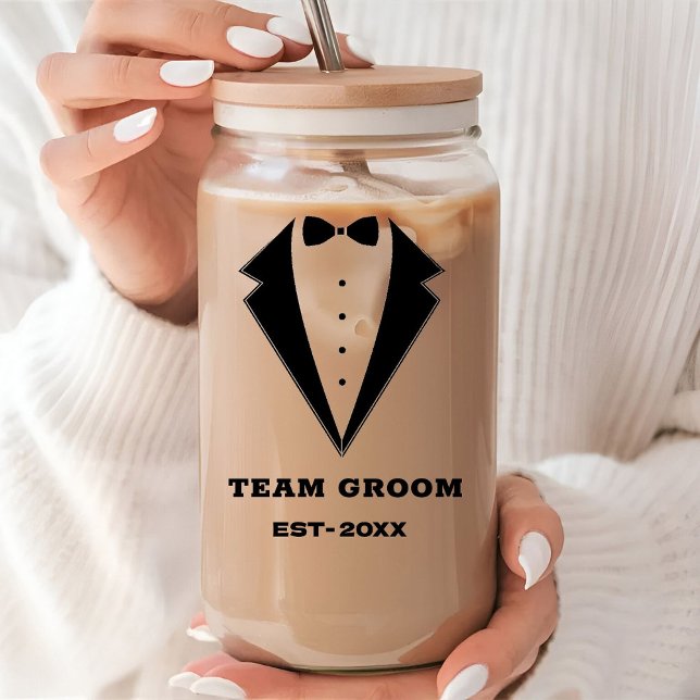 Verre de proposition des Groomsmen, salle d'équipe (Créateur téléchargé)