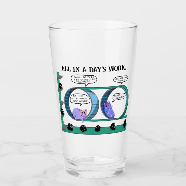 Verre de roue de hamster d'entreprise (Devant)