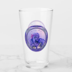 Verre de sirène de mer pourpre