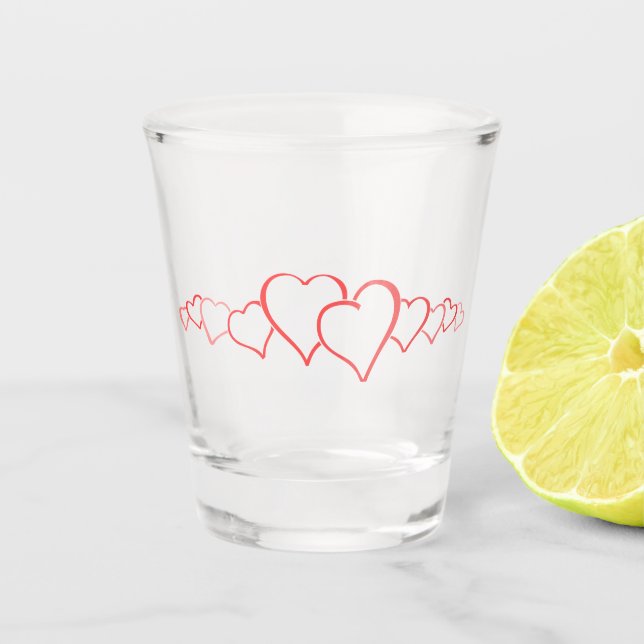 verre de tir d'amour du coeur (Devant)