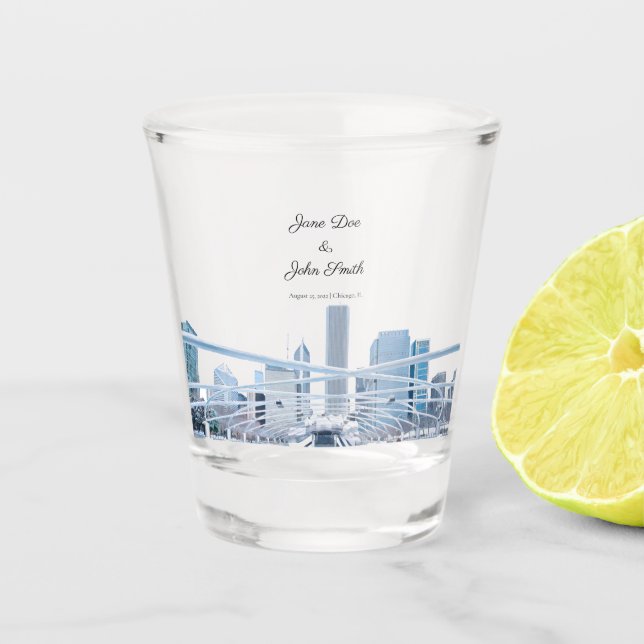 Verre de tir de Chicago personnalisé (Devant)