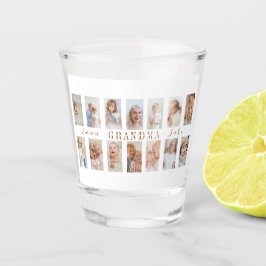 Verre de tir de grand-mère personnalisé | Photos p
