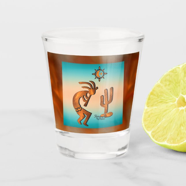 Verre de tir Kokopelli Sud-Ouest (Devant)