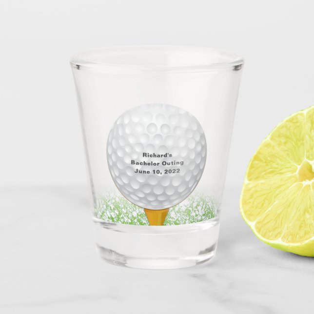 Verre de tir personnalisé Golf (Devant)