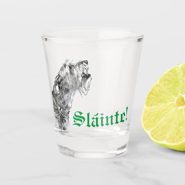 Verre de tir Wolfhound irlandais (Devant)