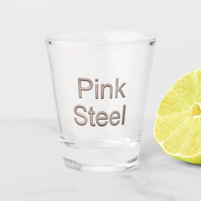 Verre de verre de verre de verre rose (Devant)