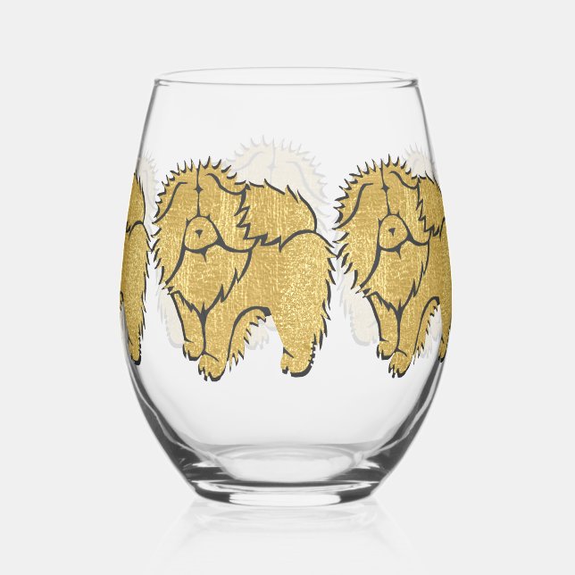Verre de vin stérile sans étincelles (Verso)