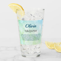 Décembre Birthstone Turquoise design