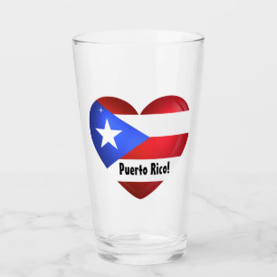 Verre Découpe coeur Porto Rico
