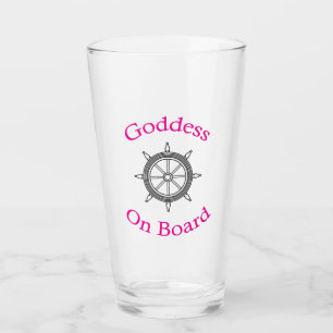 Verre "Déesse à bord"
