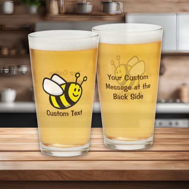 Verre Dessin animé d'abeille (Créateur téléchargé)