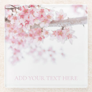 Verre Dessous-de-verre en verre: CHERRY BLOSSOM