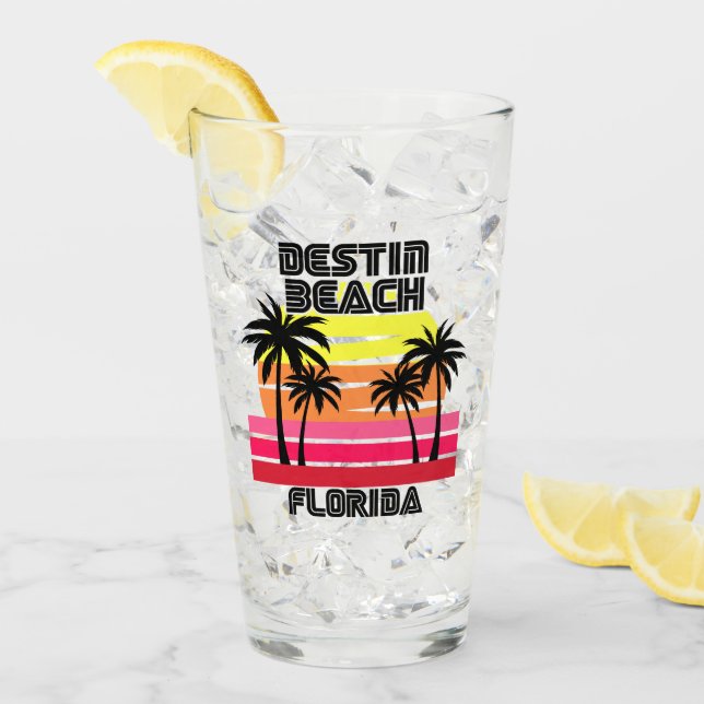 Verre Destin Beach, Floride (Devant glace)