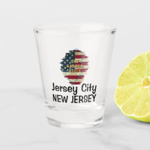 Verre d'état personnalisé New Jersey
