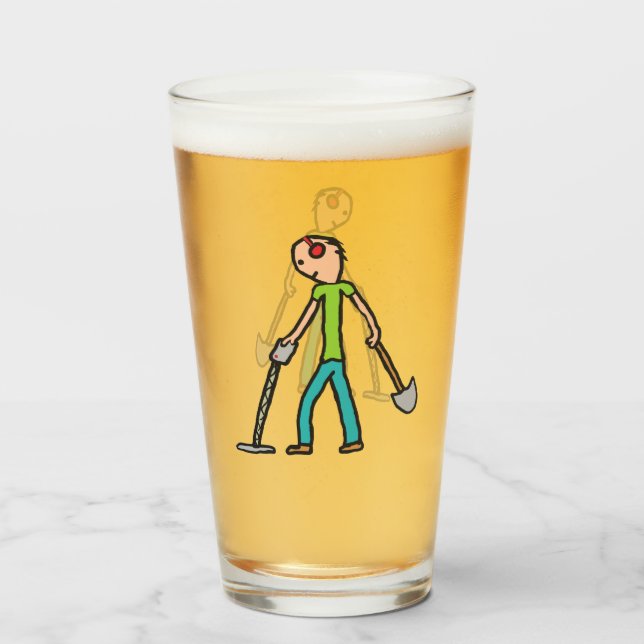 Verre Détecteur de détection des métaux (Devant (rempli))