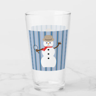 Verre Détective de Snowman amusante et fantaisiste