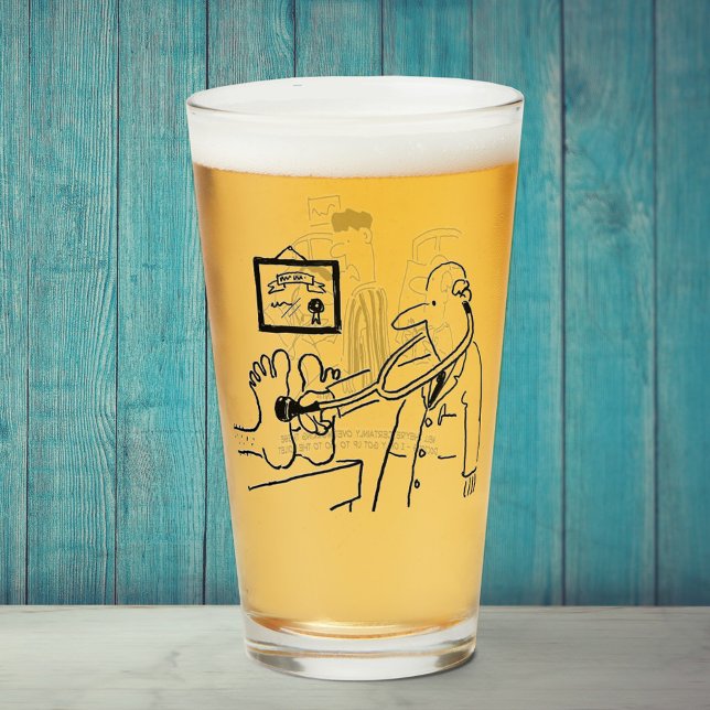 Verre Deux Drôle Docteur et des Dessins Thématiques Pati (Créateur téléchargé)