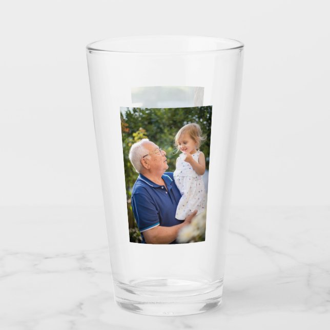 Verre Deux photos double face Créer votre propre photo (Devant)